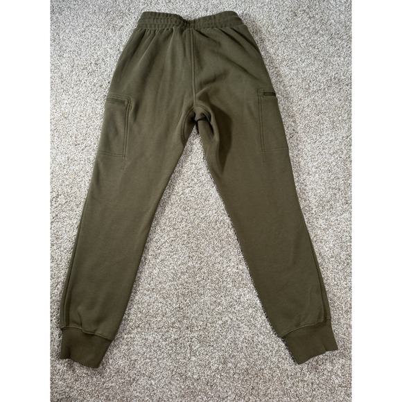 Mens Fabletics Go To Jogger Moss Green Cargo Pockets Fleece Pants Size XS - Picture 14 of 16